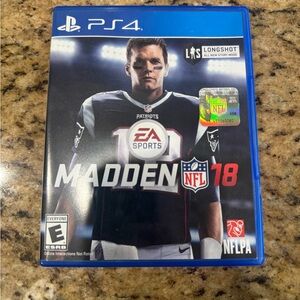 Madden NFL 18 for PS4 - Blue Case
